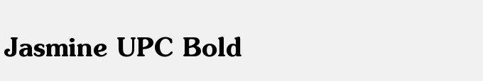 Jasmine UPC Bold
