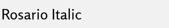Rosario Italic