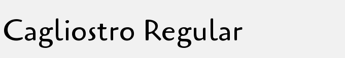 Cagliostro Regular