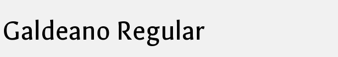 Galdeano Regular
