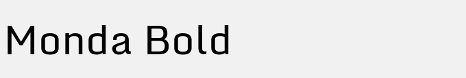 Monda Bold