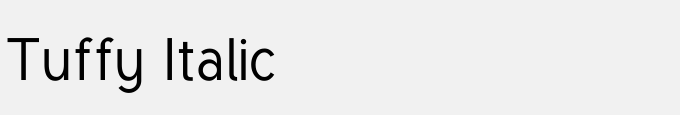 Tuffy Italic