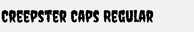 Creepster Caps Regular