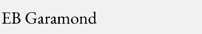 EB Garamond
