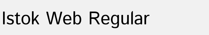 Istok Web Regular