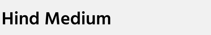 Hind Medium