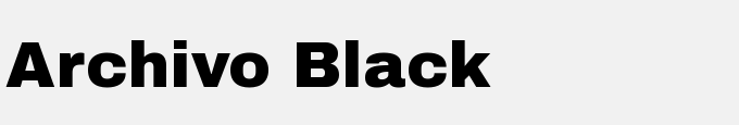 Archivo Black Regular
