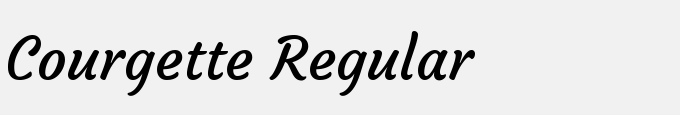 Courgette Regular