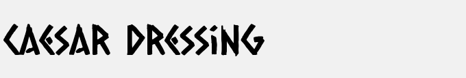 Caesar Dressing