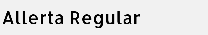 Allerta Regular