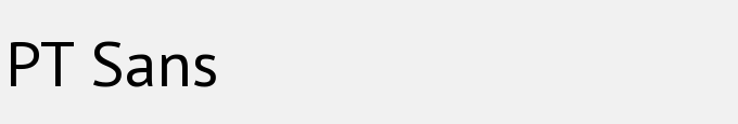 PT Sans