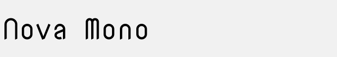 Nova Mono