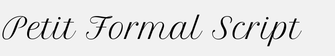 Petit Formal Script