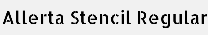 Allerta Stencil Regular