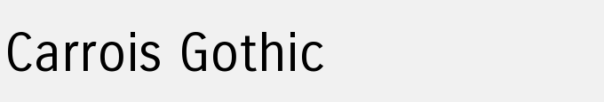 Carrois Gothic