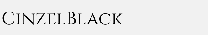 Cinzel-Black