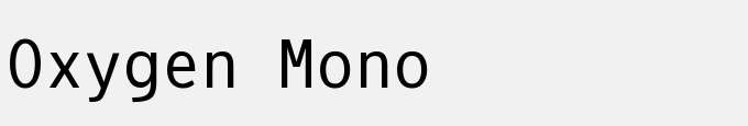 Oxygen Mono