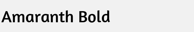 Amaranth Bold