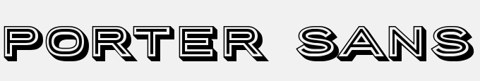 Porter Sans Block