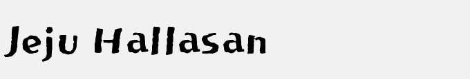 Jeju Hallasan