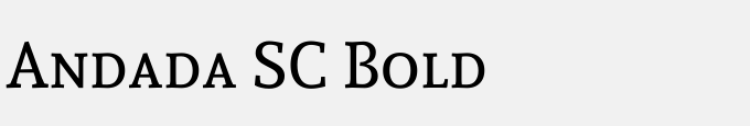 Andada SC Bold
