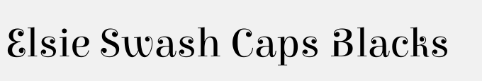 Elsie Swash Caps Blacks