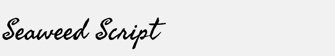 Seaweed Script