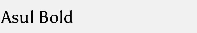 Asul Bold