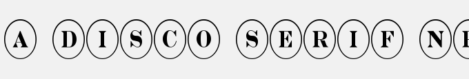 A_Disco Serif Nr