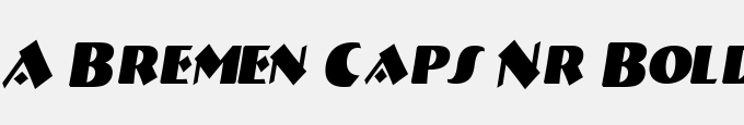 A_Bremen Caps Nr Bold Italic