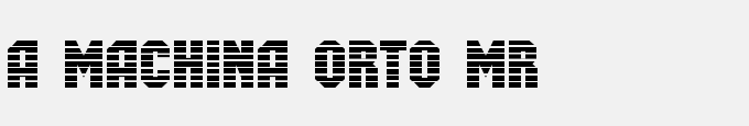 A_Machina Orto Mr