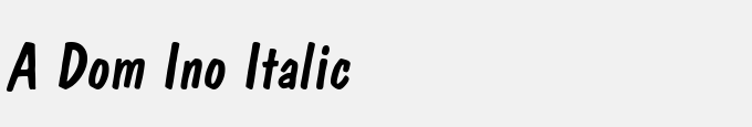 A_Dom Ino Italic
