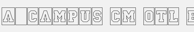 A_Campus Cm Otl Bold