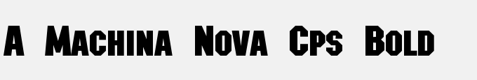 A_Machina Nova Cps Bold