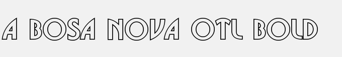 A_Bosa Nova Otl Bold