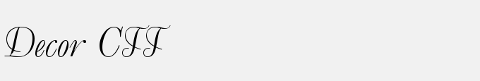 Decor CTT