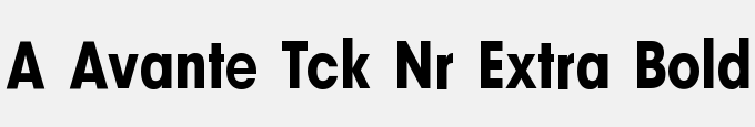 A_Avante Tck Nr Extra Bold