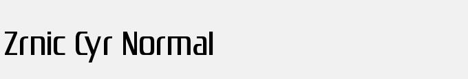 Zrnic Cyr Normal