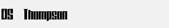 DS Thompson