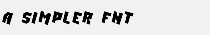A_Simpler Fnt
