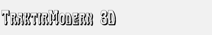 Traktir-Modern 3-D