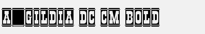 A_Gildia Dc Cm Bold