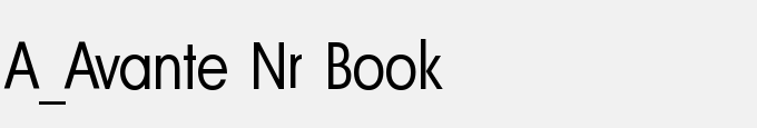 A_Avante Nr Book