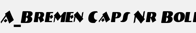 A_Bremen Caps Nr Bold Italic