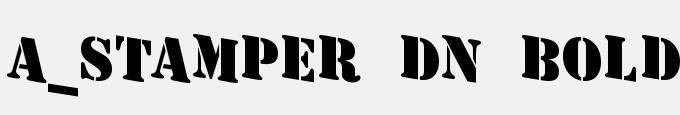 A_Stamper Dn Bold