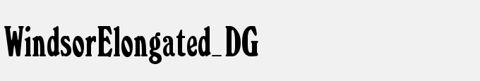 Windsor Elongated_DG
