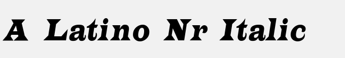 A_Latino Nr Italic