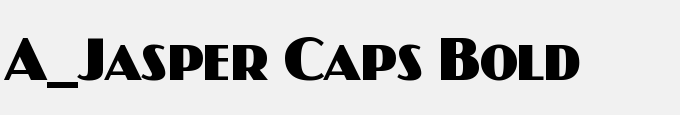A_Jasper Caps Bold