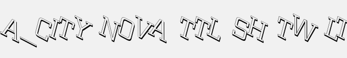 A_City Nova Ttl Sh Tw Lt
