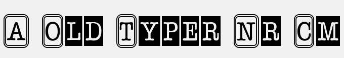 A_Old Typer Nr Cm Cmb2
